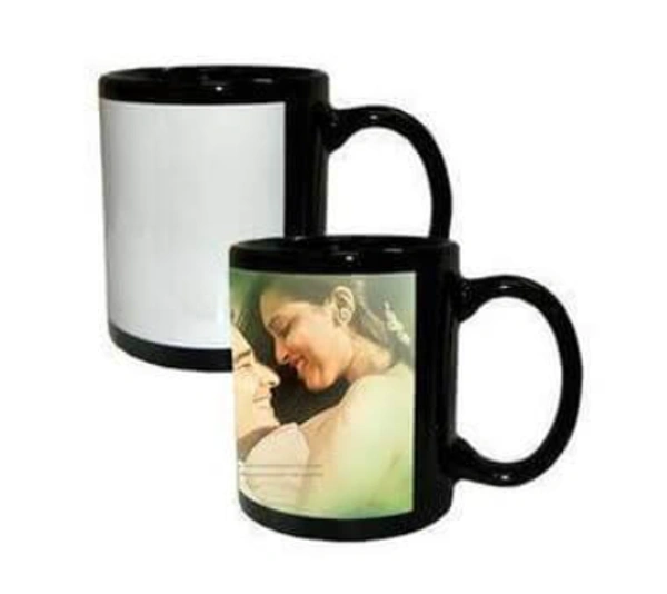 Black Patch Mug - 11 oz, Black, 1 to 3